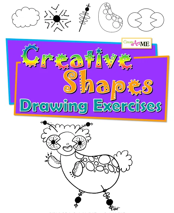 Featured: Creative Shapes Drawing Exercises Volume 1
