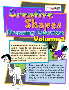 Creative Shapes Drawing Exercises Volume 2