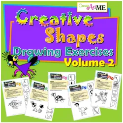 Creative Shapes Drawing Exercises Volume 2