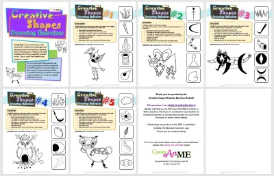 Creative Shapes Drawing Exercises