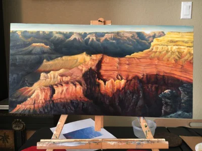 Grand Canyon painting Michelle East