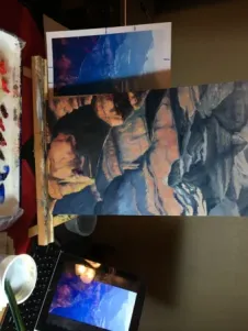 Grand Canyon painting Michelle East