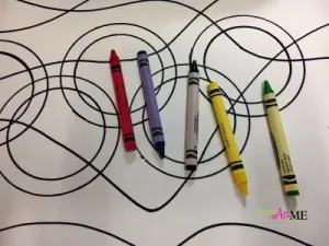 Olympic Rings Abstract Art Project 