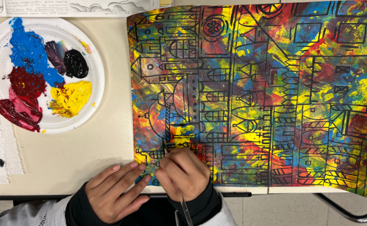 architecture painting