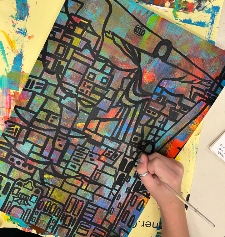 architecture painting