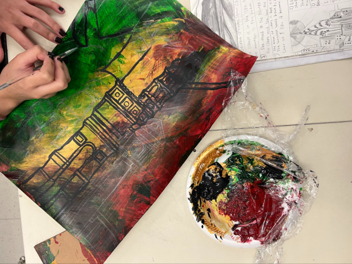 architecture painting
