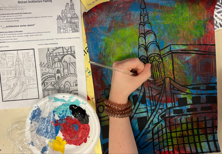 architecture painting