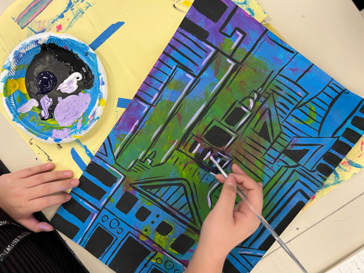architecture painting