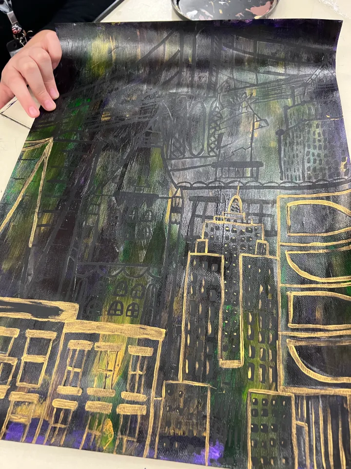 architecture painting