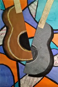 Abstract Guitar Mixed Media Lesson