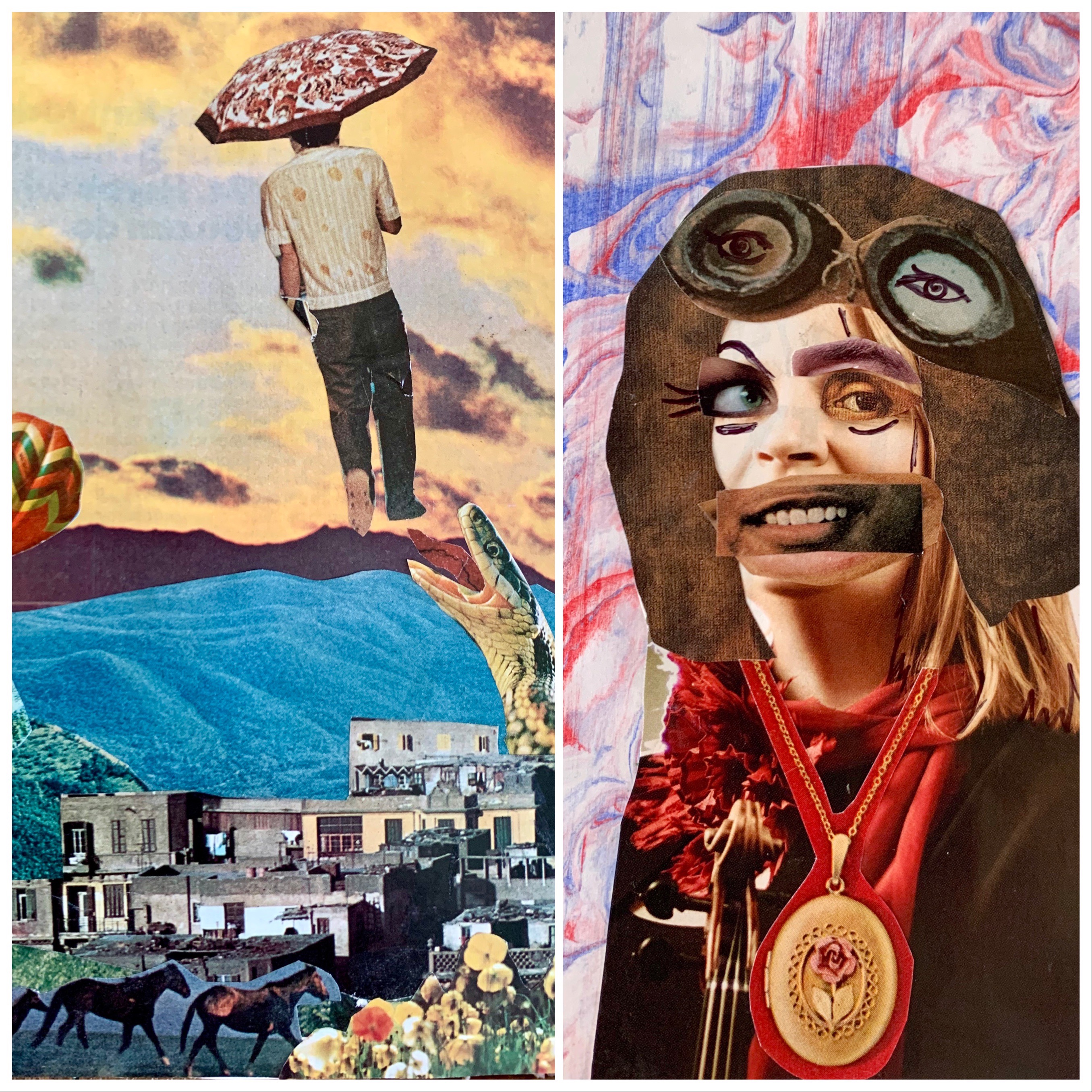 Featured: Surrealism Inspired Collage Artworks