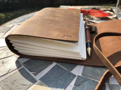 Jofelo Sketchbook Journal Handmade leather