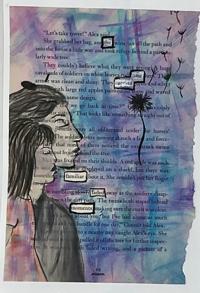 Blackout Poetry Artwork