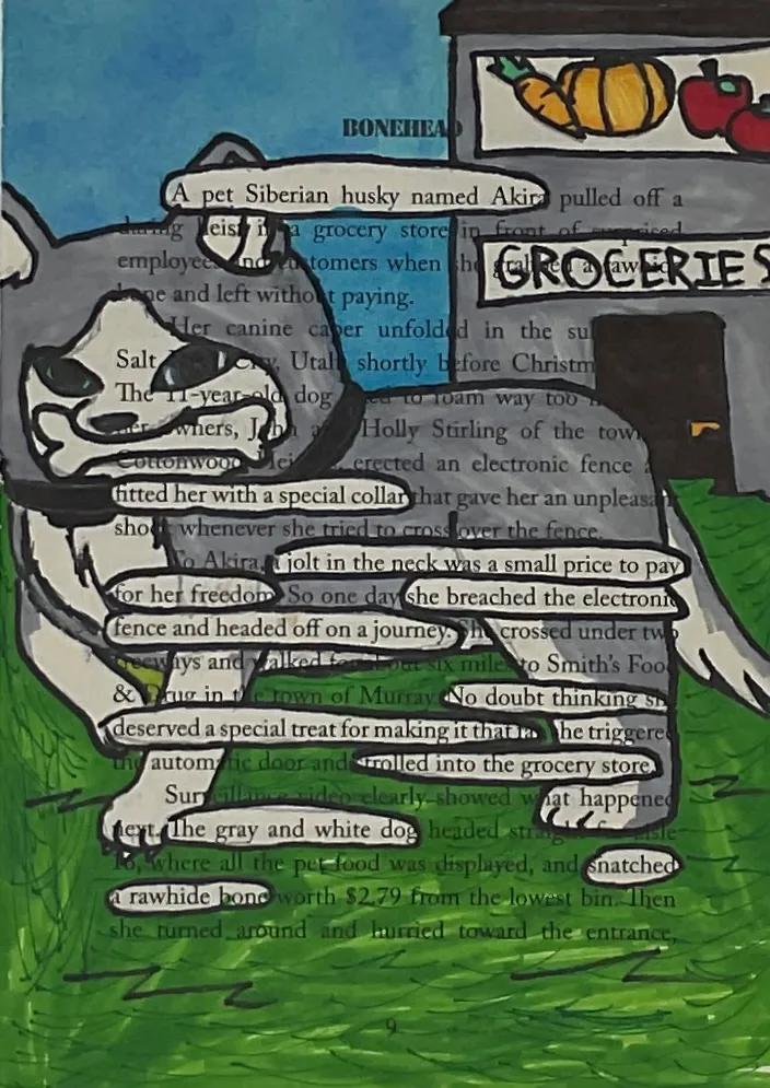 Blackout Poetry Artwork