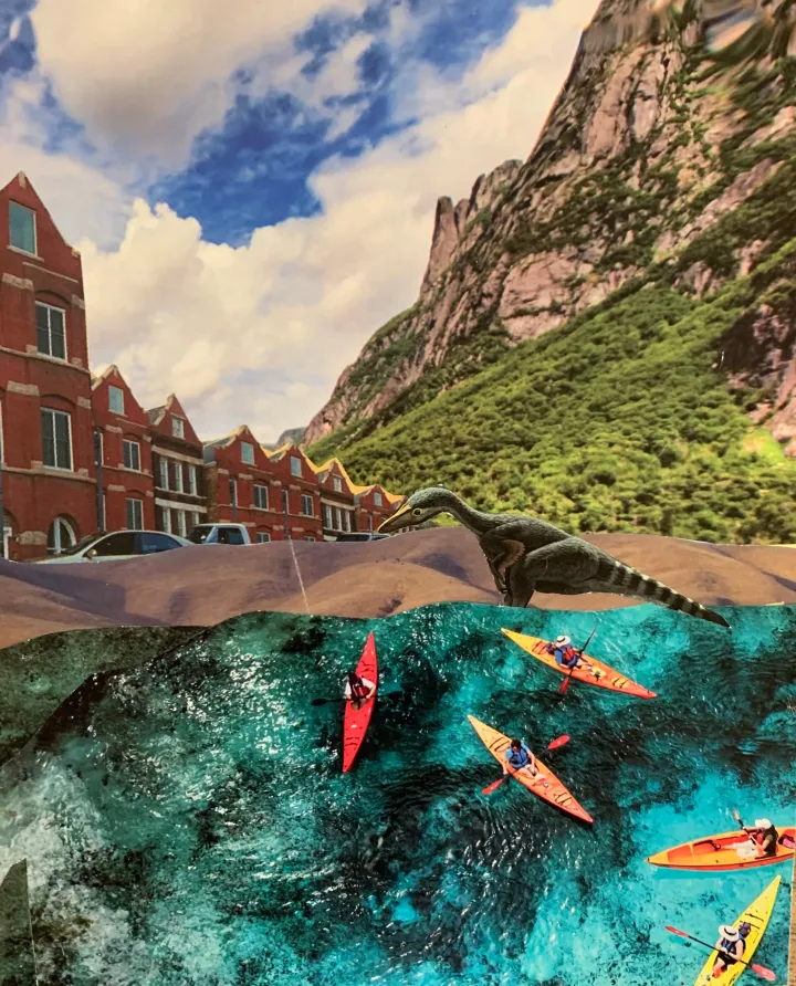 Surrealism Inspired Collage Artworks