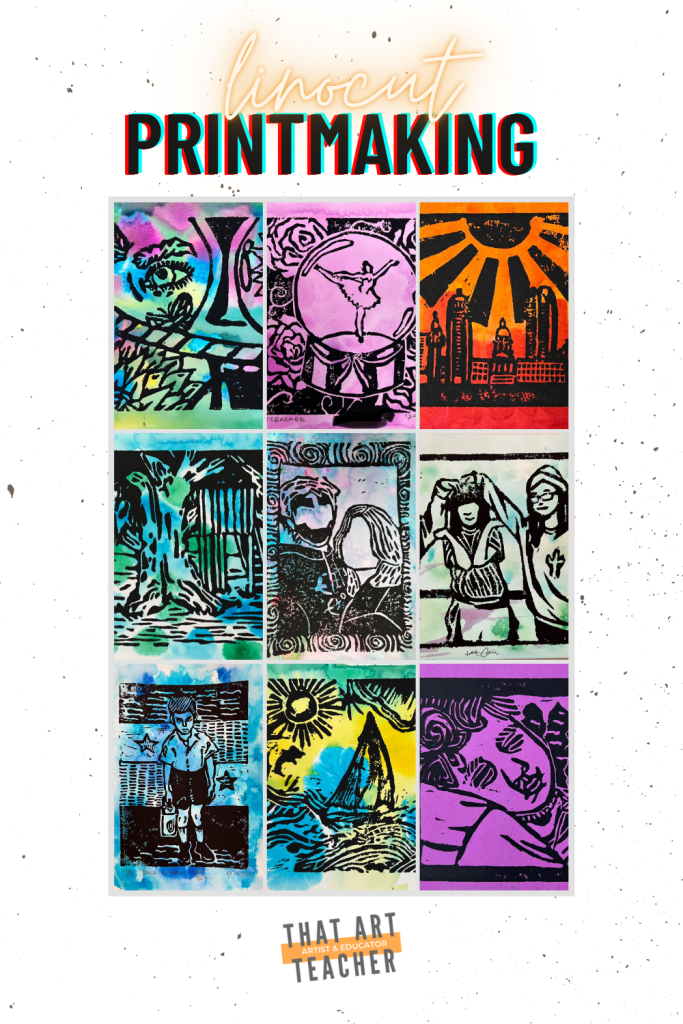 Memory Linocut Printmaking Artwork
