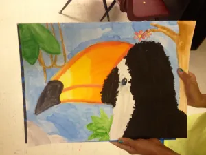 Toucan Watercolor Resit Paintings