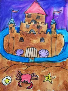 Sand Castle Painting
