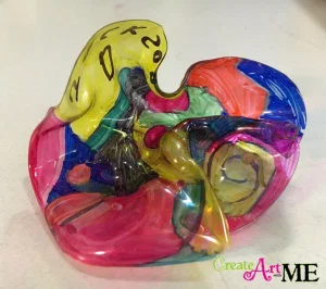 Dale Chihuly Shrinky Dink Mini-Sculptures