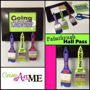 Paintbrush Hall Pass