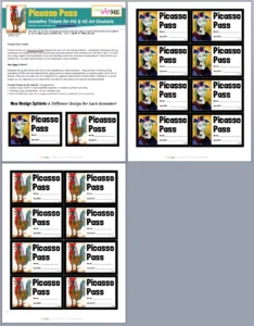 Picasso Pass Incentive Tickets 2016