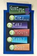 Give Me 5 Printable Sign