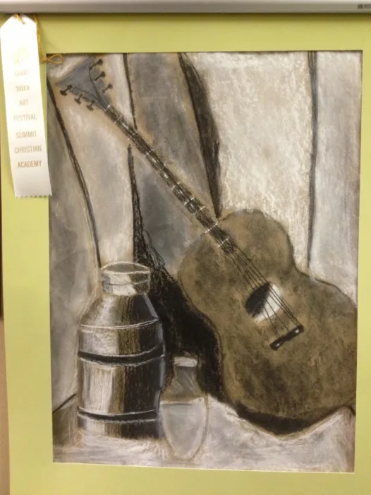 guitar still life by David