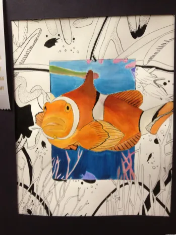 Beyond the Border HS art lesson