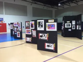 Art Festival Tri-fold Display
