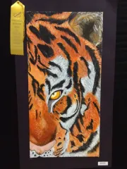 Dynamic Composition Wild Animal Acrylic Painting