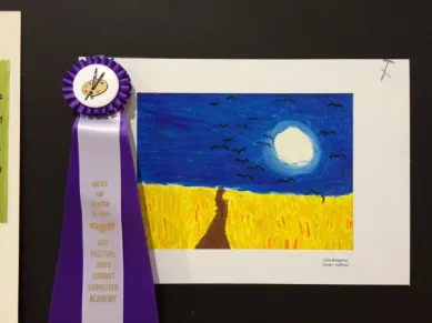 Van Gogh Crows in field Lesson