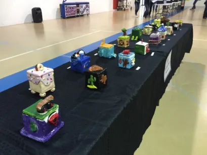 Art Festival ceramic slab boxes