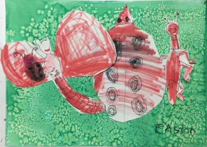 Bugs mixed media art lesson
