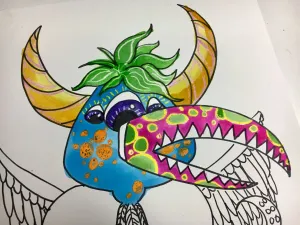 Where the wild things are monster drawing