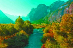 Noce-a-Mezzolombardo stile van gogh
