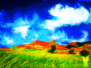 paesaggio verde13 van gogh