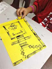 LEGO Printmaking Lesson