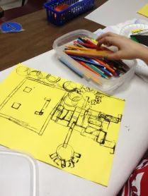 LEGO Printmaking Lesson