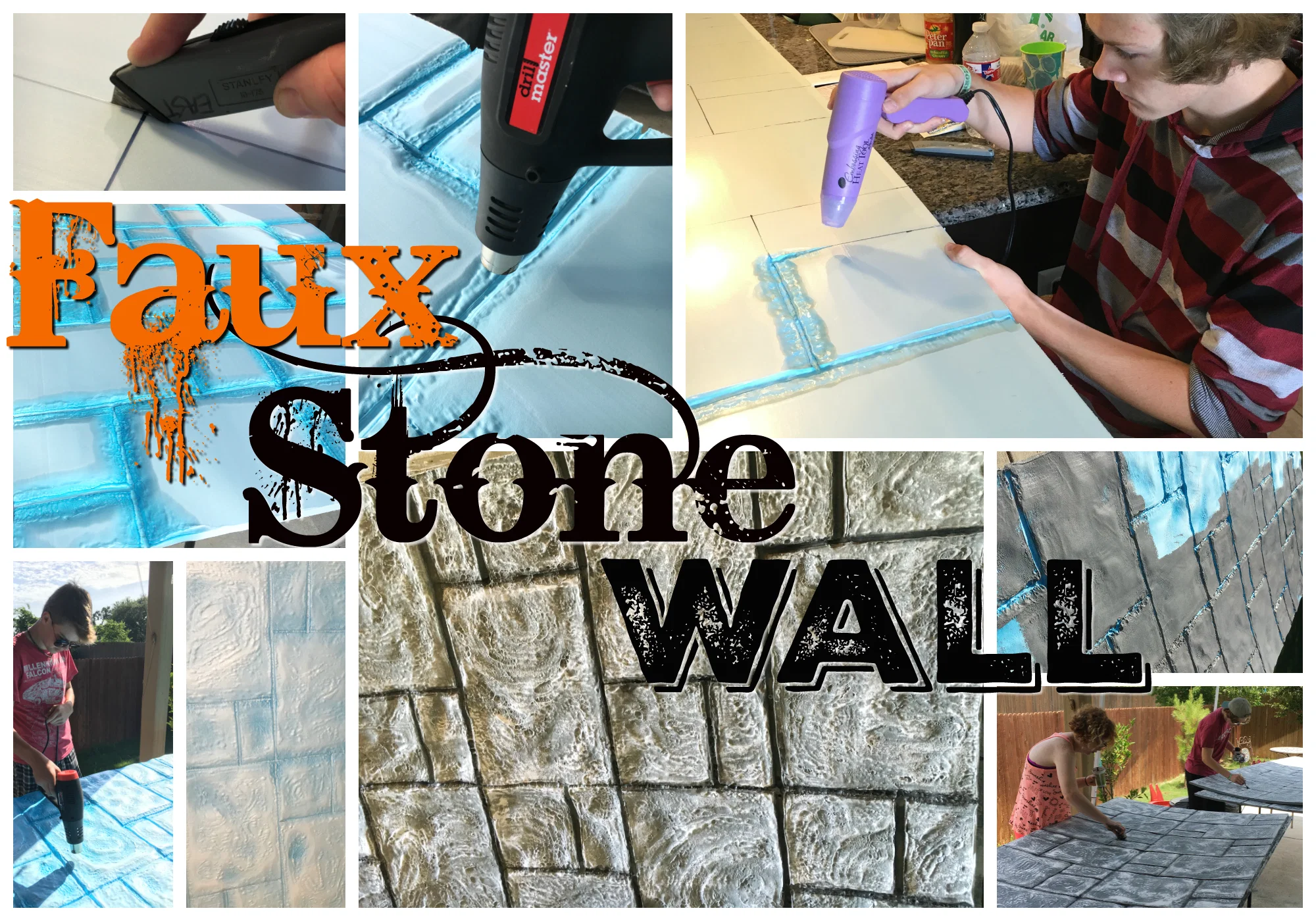 Featured: Make a Faux Stone Wall Out of Insulation Foam