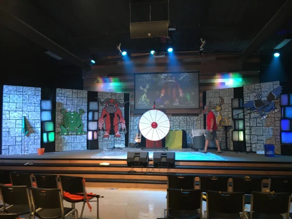 Faux Stone Wall Insulation Foam Sheet church stage design