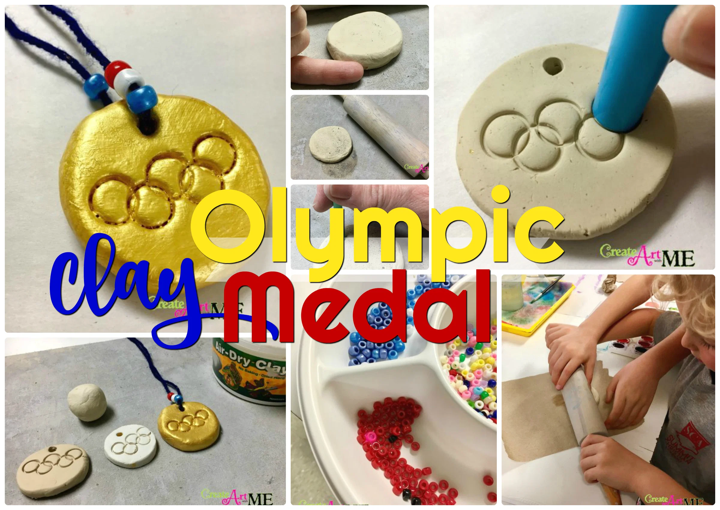 Featured: Olympic Medal Craft Air Dry Clay