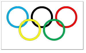 Olympic Rings Abstract Art Project