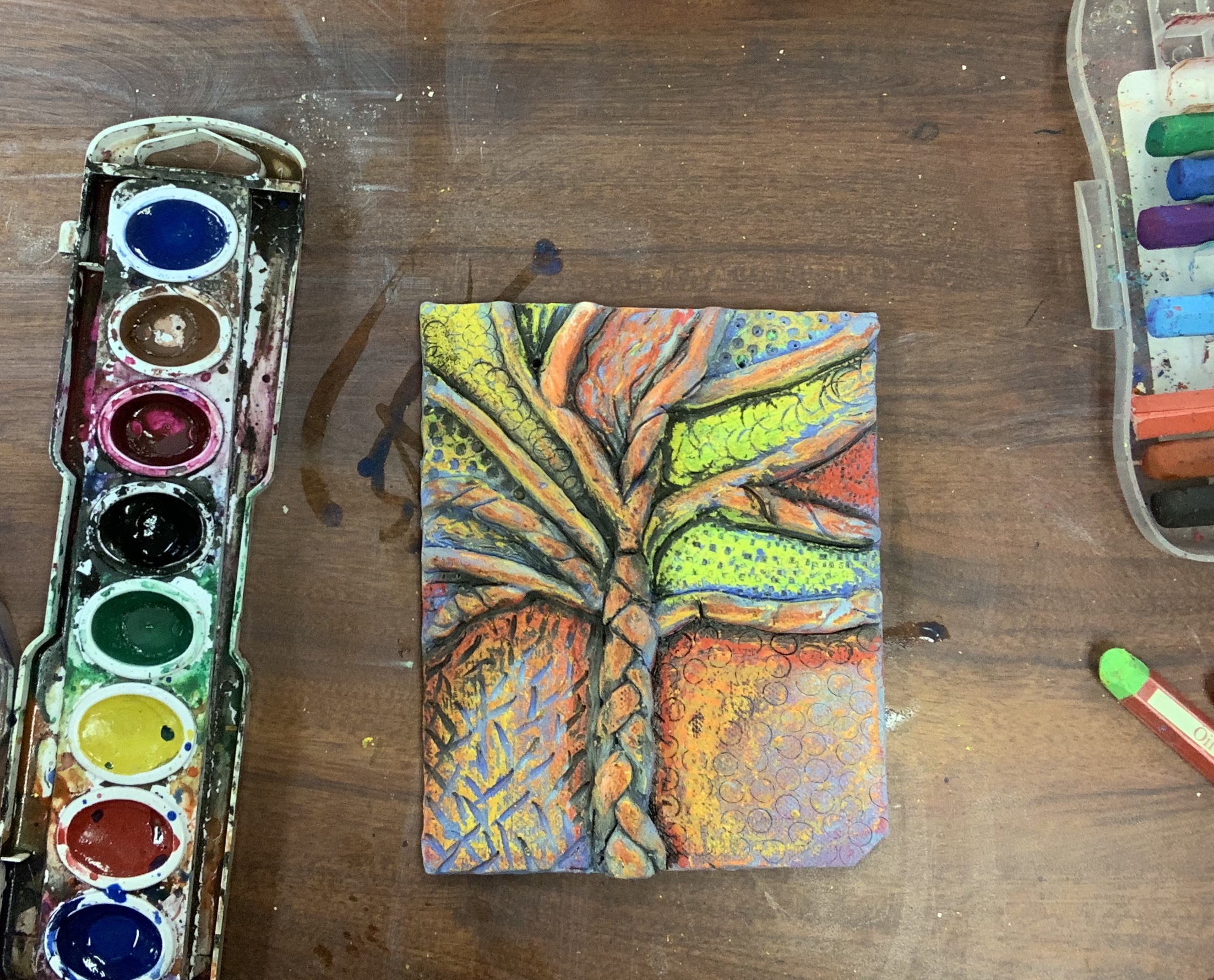 Featured: Textured Tiles | Clay Lesson Plan