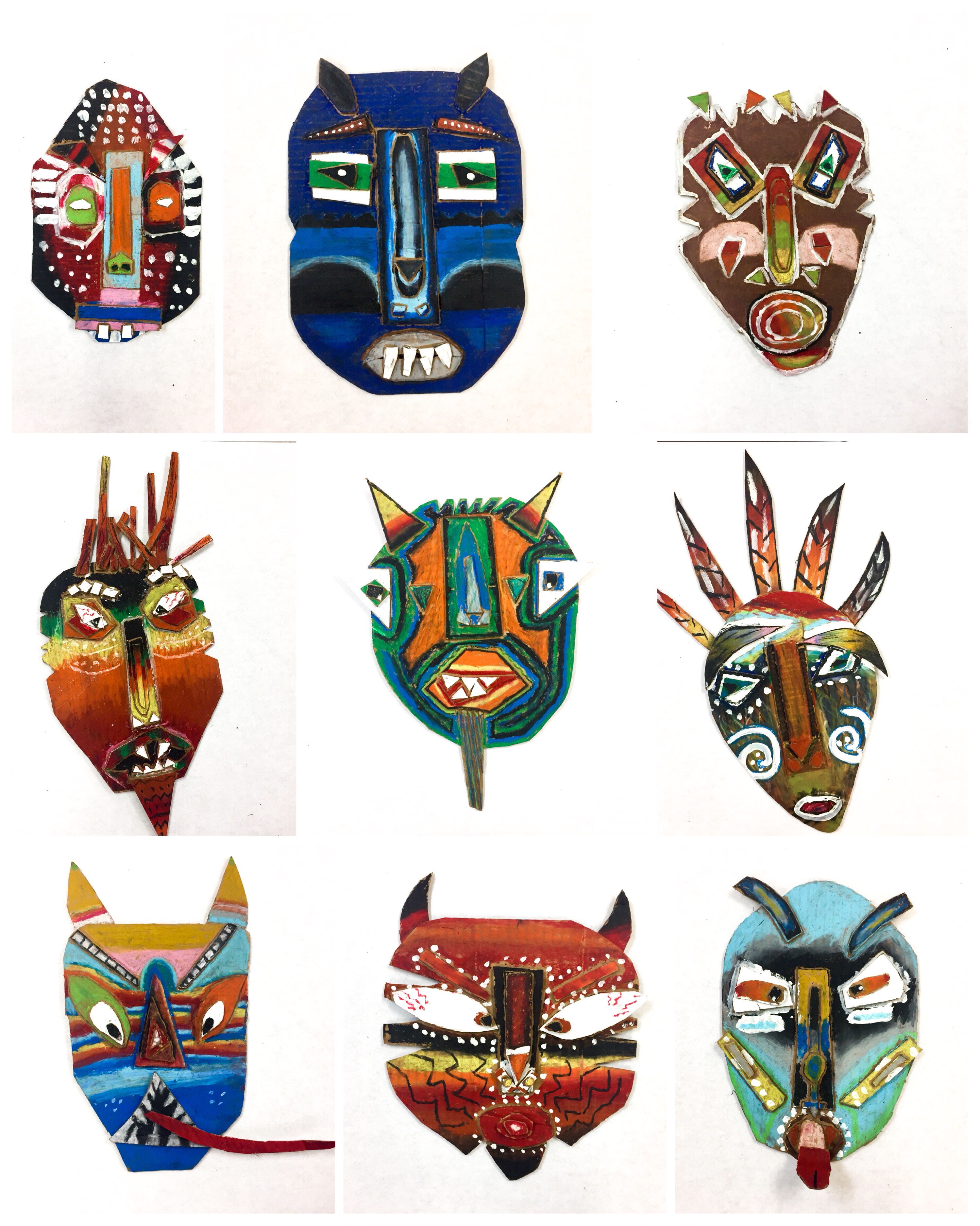 Featured: Expressive Masks: Picasso & African Mask Lesson Plan