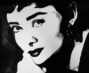 Watercolor Pouring and Masking Portrait Art Lesson