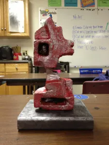 Abstract Non-objective Styrofoam Sculpture Floral Foam