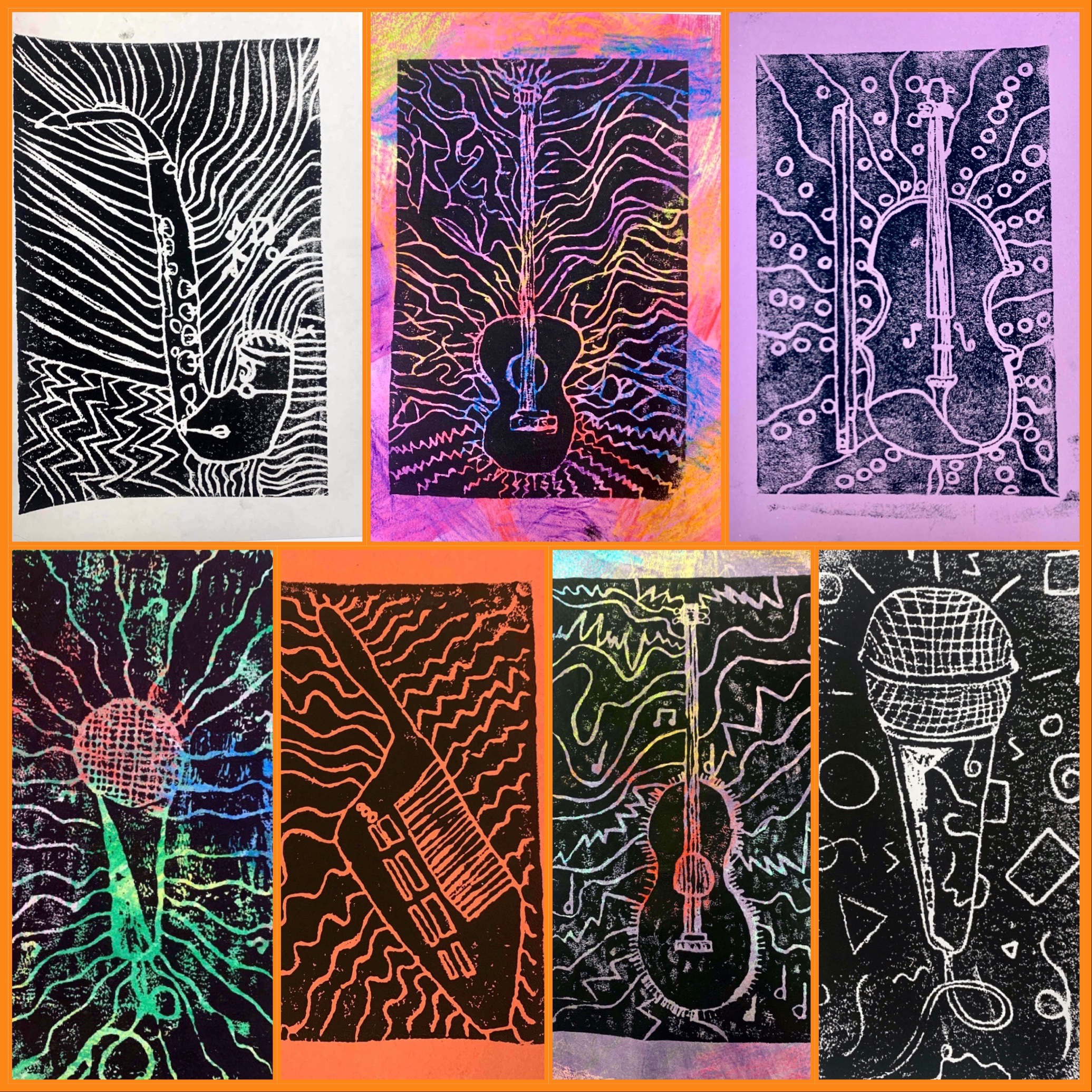 Featured: Styrofoam Printmaking Art Lesson