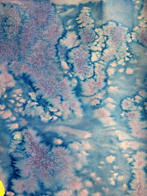 Salt in watercolor Salt in watercolor