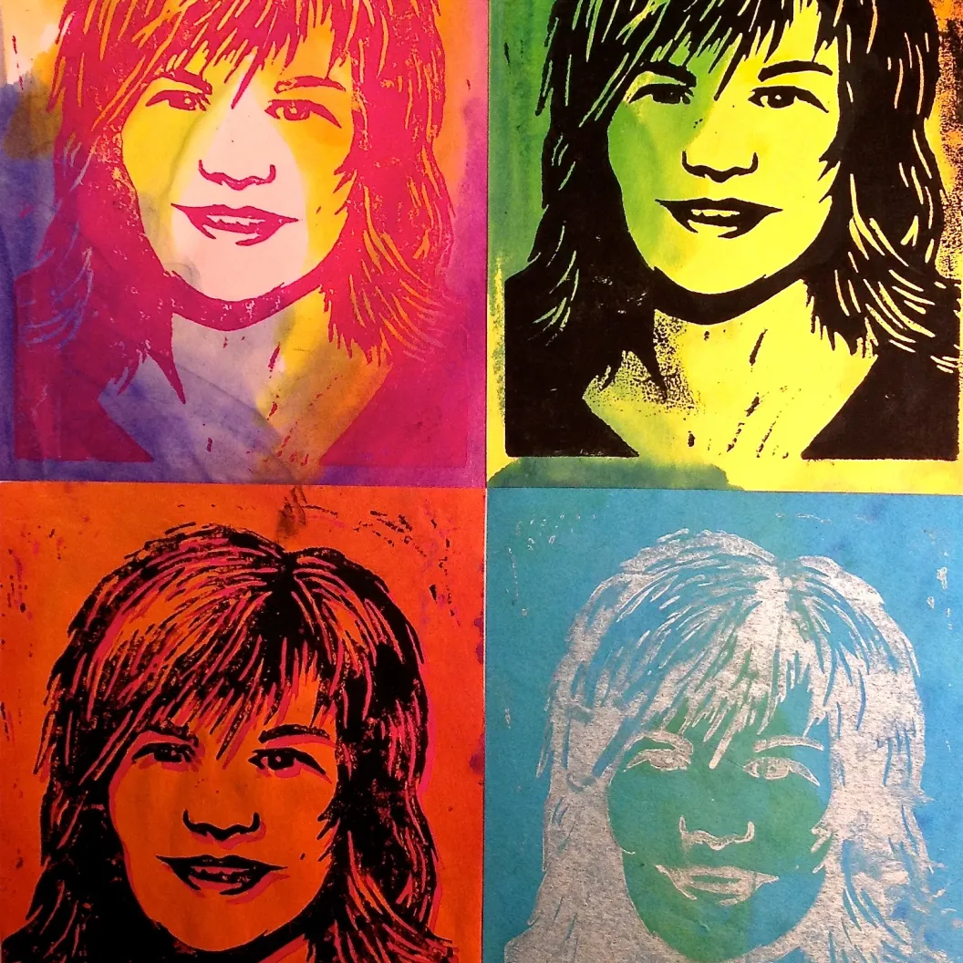 PopArt Self Portrait Print Collage