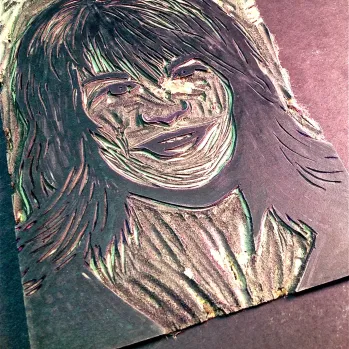 PopArt Self Portrait Lino Printmaking